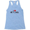 i love books Racerback Tank