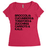 vegan Women's Triblend Scoop T-shirt