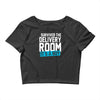 survived the delivery room it's a boy funny Crop Top