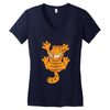 garfield scratching, ideal gift or birthday present funny Women's V-Neck T-Shirt