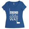 nerdy in a good way 2 Women's Triblend Scoop T-shirt