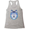 the wolf Racerback Tank