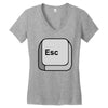esc Women's V-Neck T-Shirt