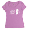 alright dave Women's Triblend Scoop T-shirt