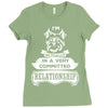 I Am Yorkshire Terrier Actually In A Very Commited Relationship Ladies Fitted T-Shirt