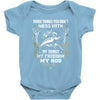 my family my freedom my rod Baby Bodysuit