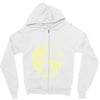cat and bat halloween Zipper Hoodie