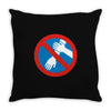 no quenelle! Throw Pillow