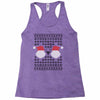 ugly santa noel Racerback Tank