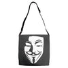 v per vendetta face film horror cinema&amp;tv Adjustable Strap Totes