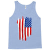 sa distress flag cool american Tank Top