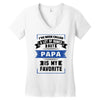 I've Been Called A Lot Of Names But Papa Is My Favorite Women's V-Neck T-Shirt