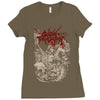 cattle decapitation (alone at the landfill) Ladies Fitted T-Shirt