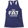no fat chicks (2) Racerback Tank
