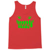 fun monster face, eat, beast, Tank Top