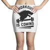 round neck half sleeves Mini Skirts