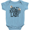crazy rabbit lady Baby Bodysuit