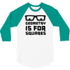 geometry is for squares 3/4 Sleeve Shirt