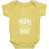 The More People I Meet The More I Love My Beagle Gifts Baby Onesie
