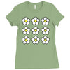 small daisies floral Ladies Fitted T-Shirt