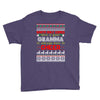 santa only comes once a year gramma is always here to cheer Youth Tee