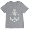 anchored faith (2) V-Neck Tee