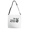 dos cervezas por favor Adjustable Strap Totes