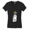 don't be a dick Women's V-Neck T-Shirt