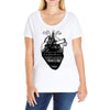 eiffel heart Ladies Curvy T-Shirt