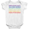 earth is not flat Baby Bodysuit