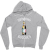 Drinking Buddies Zipper Hoodie