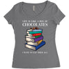 life is like a box of chocolates i want to eat them all Women's Triblend Scoop T-shirt