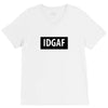 idgaf Dua Lipa V-Neck Tee