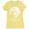 without a moustache einstein proud hirsute mustachioed grooming Ladies Fitted T-Shirt