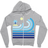 beach Zipper Hoodie