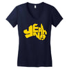 yeah nah Women's V-Neck T-Shirt