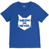 meow or never V-Neck Tee