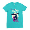 to the moon and back Ladies Fitted T-Shirt