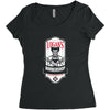 logan's barbershop Women's Triblend Scoop T-shirt