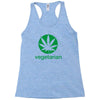 vegetarian sweet leaf Racerback Tank