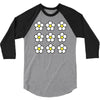small daisies floral 3/4 Sleeve Shirt