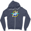 mv agusta style motorcycle Zipper Hoodie