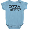 pizza fitness Baby Onesie