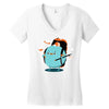 pluto is on vacations Women's V-Neck T-Shirt
