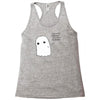 sad ghost Racerback Tank