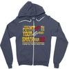 i wanna put my head in your head and smack your head Zipper Hoodie