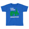 t rex hasst liegest&uuml;tze Toddler T-shirt