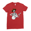 mexican skull Ladies Fitted T-Shirt