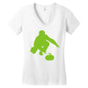 curling Women's V-Neck T-Shirt