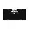 i beat anorexia License Plate